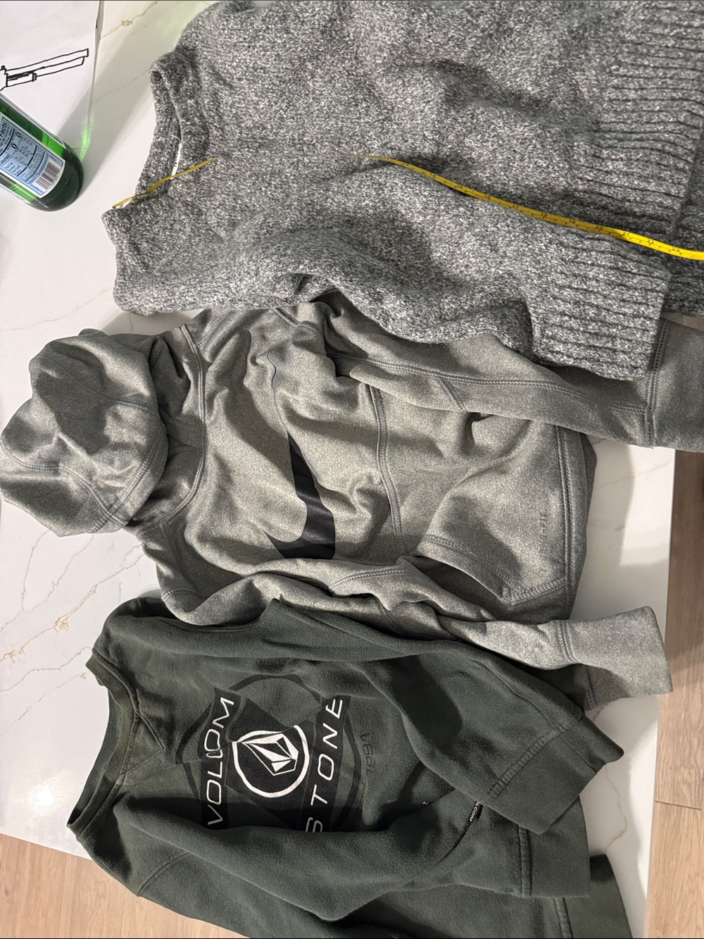 Nike Kids Silver & Gray Hooded Sweatshirt Set